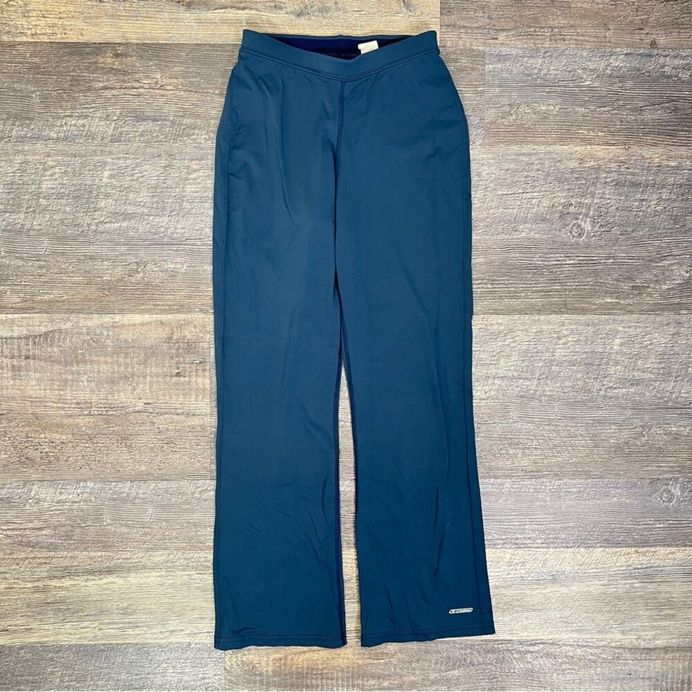 Reebok navy blue hydromove boot cut leggings athletic pants size medium M B49